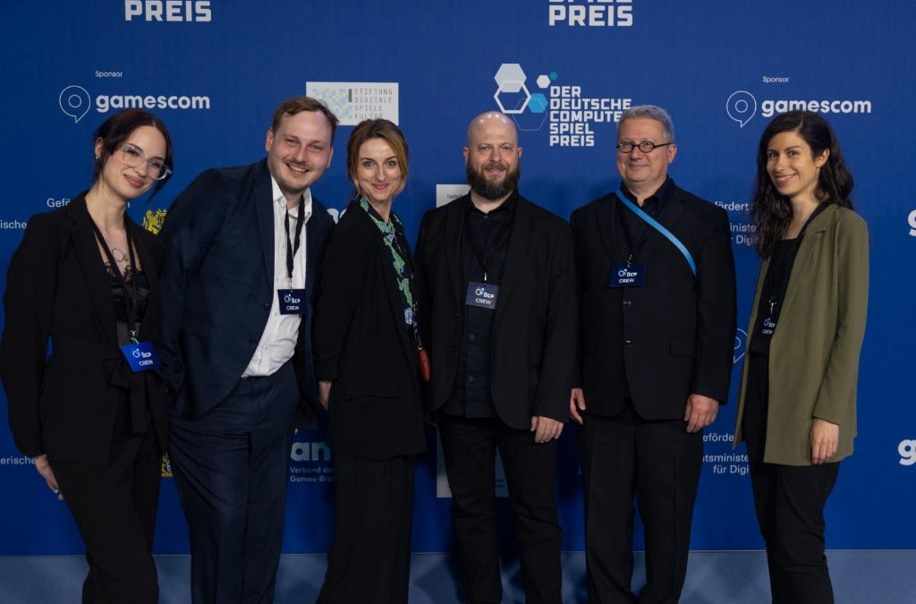 The Marchsreiter Team at the German Computer Game Awards 2024